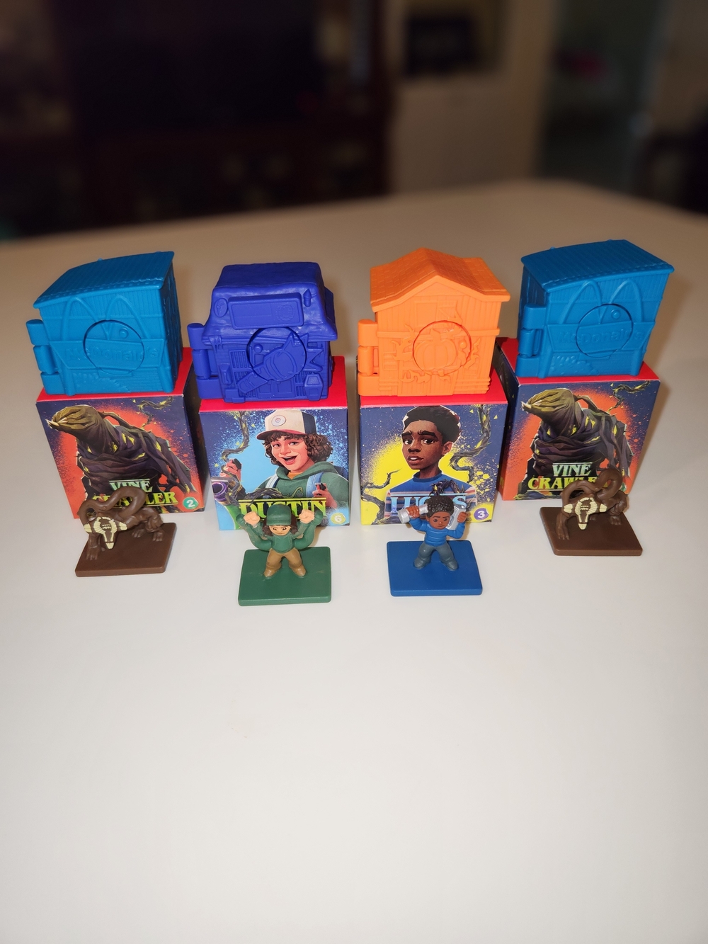 Stranger Things Tales From 85: 4 Pack- Vine Crawler (×2), Lucas & Dustin